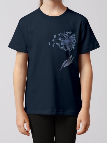 wat? Apparel T-Shirt Dandelion in Dunkelblau