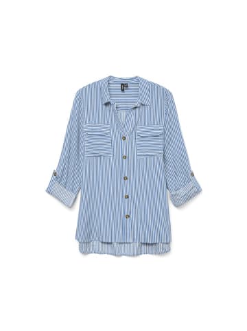 Vero Moda Langarmbluse in Azure Blue