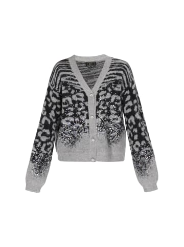 faina Women Cardigan in grey black