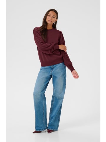 Kaffe Strickpullover KAlone Regular fit in Windsor Wine