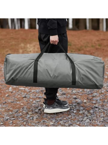 SoBuy Feldbett in Hellgrau - (B)194 x (H)147 x (T)87cm