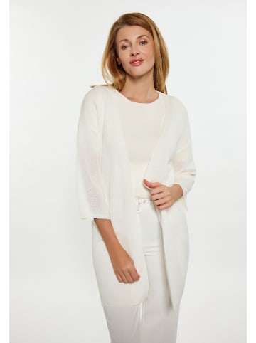 usha WHITE LABEL Damen Cardigan in Wollweiss