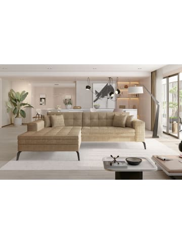 MF Design Sokka Recamiere Links in Beige -  (L) 292 x (B) 292 x (H) 84 cm