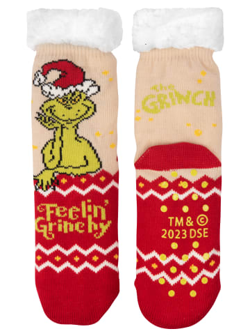 United Labels The Grinch Kuschelsocken Flauschige Wintersocken warme Socken in Mehrfarbig