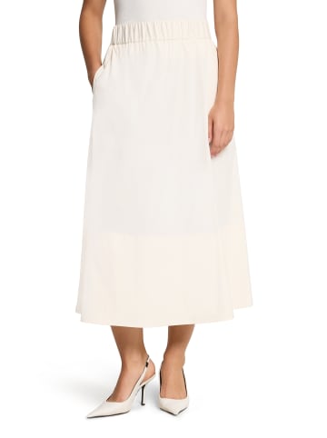 Vera Mont Baumwollrock mit Gummizug in Bright Gardenia