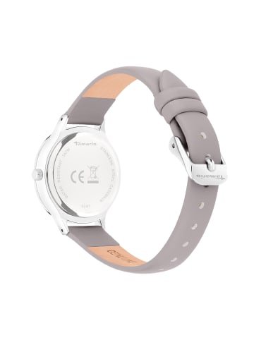 Tamaris Armbanduhr Spring Flower in grau