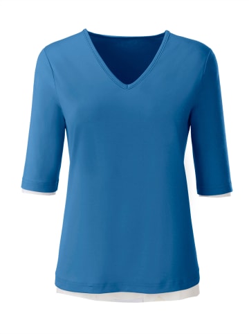 WITT WEIDEN V-Shirt in blau