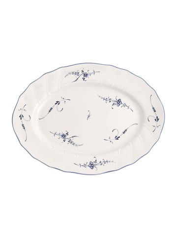 Villeroy & Boch Platte Vieux Luxembourg 35 x 27 cm in weiß-blau