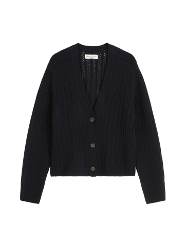Marc O'Polo Ajour-Cardigan oversize in deep night blue