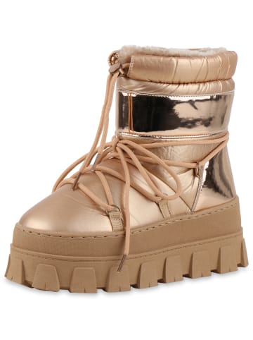 VAN HILL Winter Boots Iliana in Rose Gold