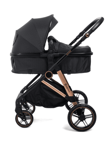 BeBelissimo 3 in 1 Kinderwagen Set Kombikinderwagen - CAVO in Schwarz
