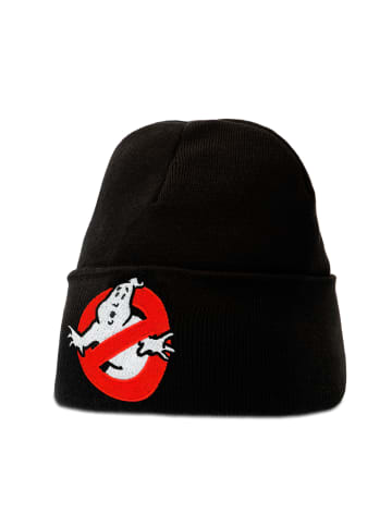 Logoshirt Strickmütze Ghostbusters in schwarz