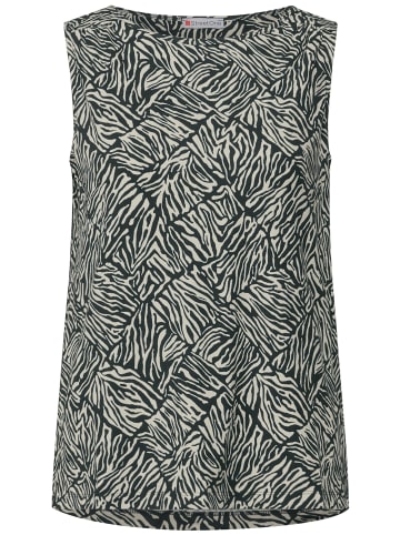 Street One 'Gemustertes Basic Top' Grün