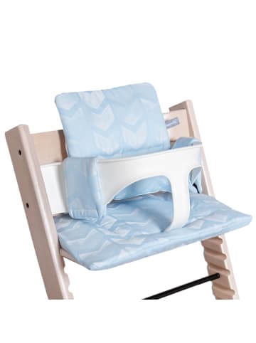 Hoppediz Kinderstuhlpolster Hochstuhl Sitzkissen Set für Stokke Tripp Trapp in Amsterdam aqua