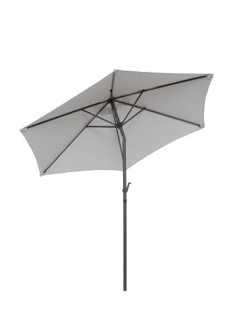 Butlers Sonnenschirm SIESTA mit Schirmständer in Grau