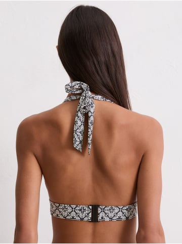 Marc O'Polo Triangel-Bikini-Top Geo Capsule in black AOP