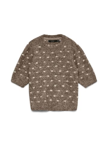Vero Moda Strickpullover in Brown Lentil