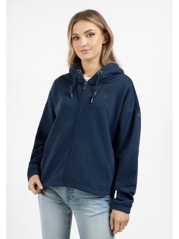 DreiMaster Damen Oversize Sweatjacke in Dunkelmarine