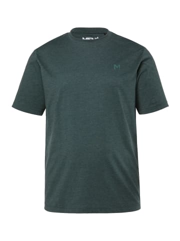 Men Plus Kurzarm T-Shirt in dunkel grün