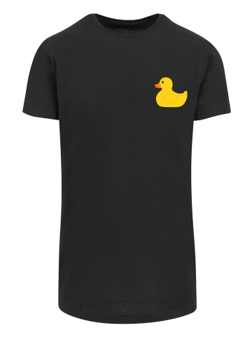 F4NT4STIC Long Cut T-Shirt Yellow Rubber Duck LONG in schwarz