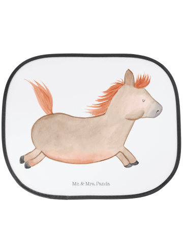 Mr. & Mrs. Panda Sonnenschutz Autoscheibe Pferd Springen ohne Sp... in Weiß