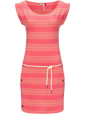 ragwear Sommerkleid Tag Blockstripes Intl. in Pink