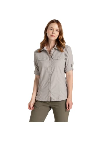 Craghoppers Hemd NosiLife Adventure Insektenabweisend in Soft Mushroom