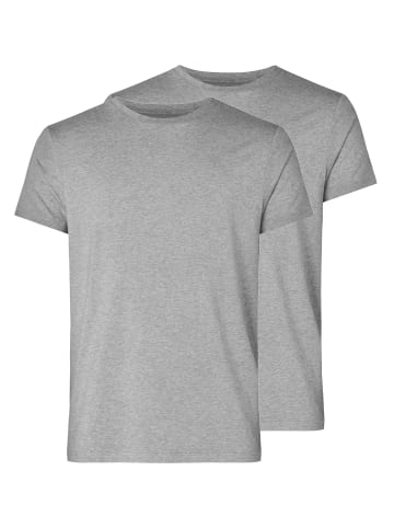 Resteröds Unterhemd / Shirt kurzarm Bamboo in Grey