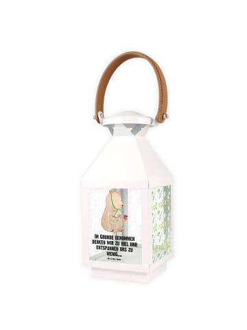 Mr. & Mrs. Panda Laterne Bär Arzt mit Spruch in Transparent