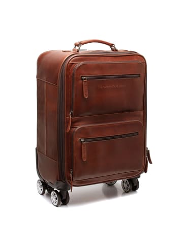 The Chesterfield Brand San Marino 4 Rollen Kabinentrolley 47 cm in cognac