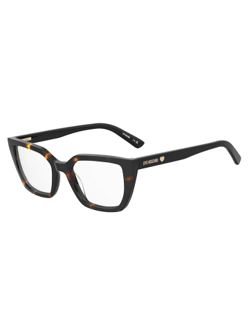 Love Moschino Damen Optische Fassungen Rechteck Braun