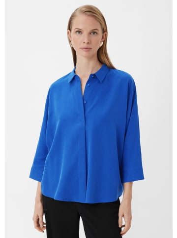 comma Bluse in 5603_royalblau