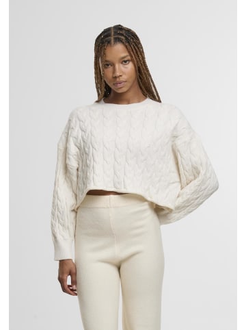 Urban Classics Urban Classics Gestrickter Rundhalsausschnitt in offwhite