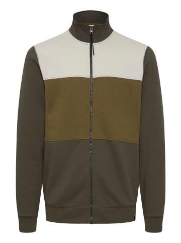 BLEND Sweatjacke BHBlock 20715513  Sweatjacke mit hochschließendem Kragen in Grün
