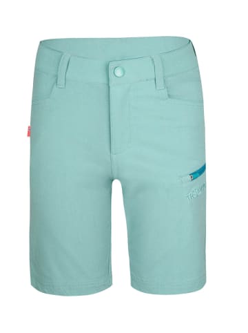 Trollkids Softshell Shorts "Haugesund" in Gletschergrün