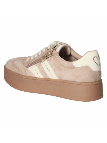 Marco Tozzi Schnürhalbschuh in taupe