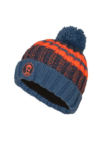 Trollkids Bommelmütze Troll in nordic blue