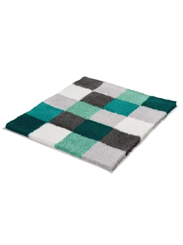 Kleine Wolke Badteppich Caro in petrol