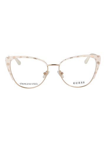 Guess Damen Optische Fassungen Katzenauge Weiß