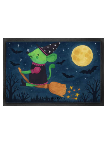 Mr. & Mrs. Panda Schmutzfangmatte Hexe Fliegt Design ohne Spruch in Weiß