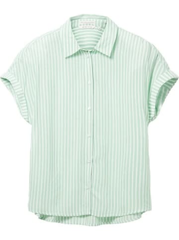 Tom Tailor Kurzarmbluse für Damen in grün