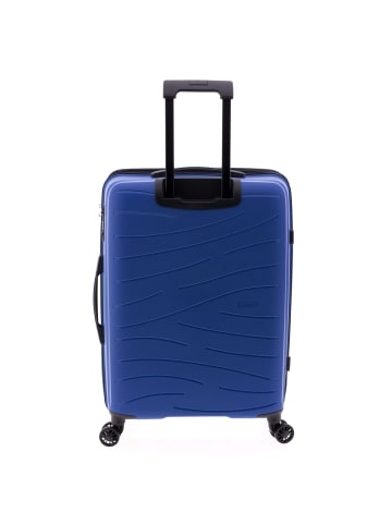 Gladiator 1700 4 Rollen Trolley 68 cm mit Dehnfalte blue