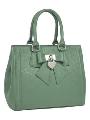 Cluty Handtasche Solcuore echt Leder in grün