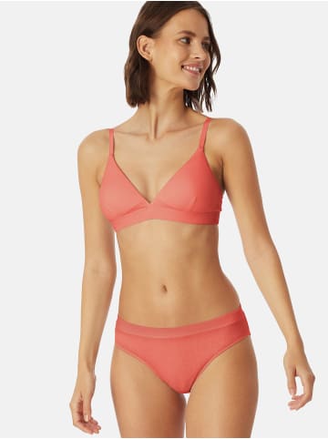 Schiesser Bügelloser BH Pure Rib 1er-Pack in pfirsich