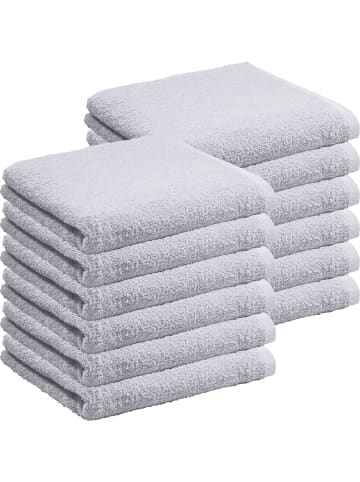 REDBEST Frottier Handtuch 12er-Pack Oceanside in silber