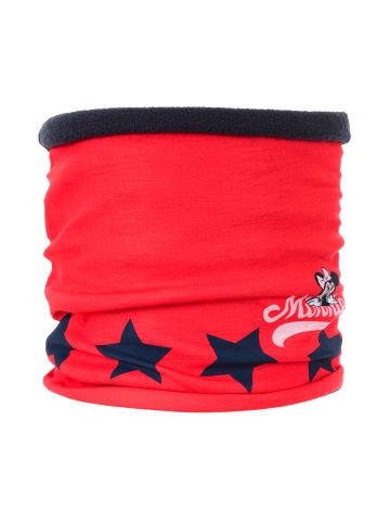 Disney Minnie Mouse Schlauchschal Kinder Loop mit Fleecefutter in Rot