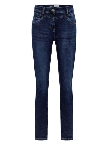 Cecil Jeans in mid blue used wash