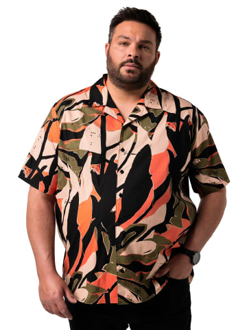 Men Plus Hemd in schwarz