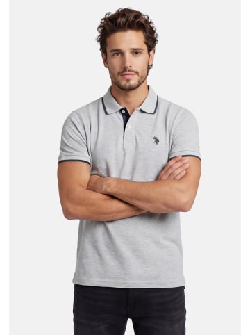 U.S. Polo Assn. U.S. POLO ASSN. Herren Poloshirt Shortsleeve P040 in Grau