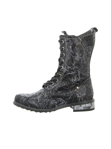 SIMEN Schnürstiefel in Schwarz